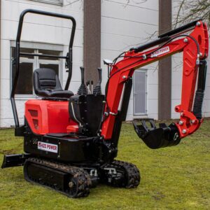 Minibagger neues Modell BKB940 in Rot von HZC Power