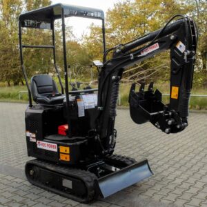 Minibagger Modell DKB881S in Schwarz von HZC Power